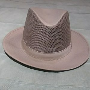 Panama Jack Tan woven dress hat